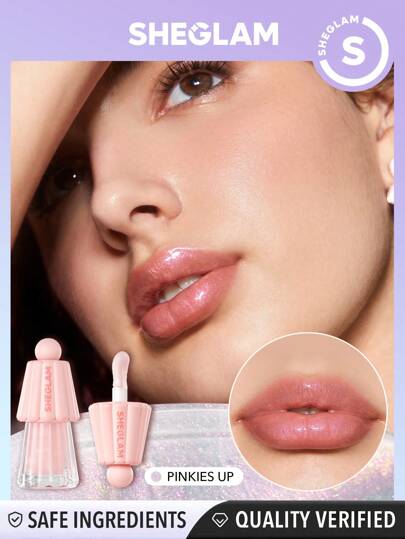 SHEGLAM Jelly Wow Hydrating Lip Oil - Glamorush