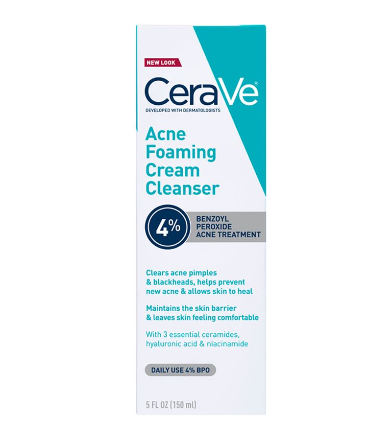CeraVe Acne Foaming Cream Cleanser - Glamorush