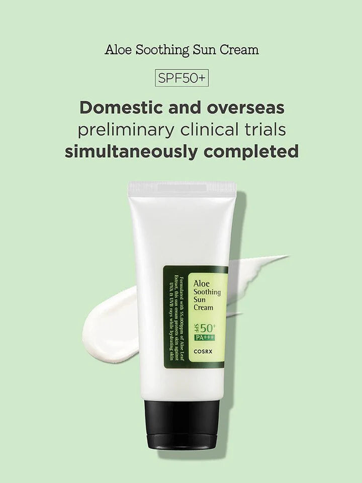 COSRX Aloe Soothing Sun Cream SPF50+/ PA+++ - Glamorush
