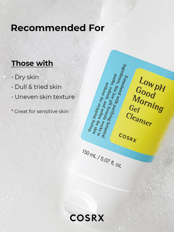 COSRX Low pH Good Morning Gel Cleanser - Glamorush