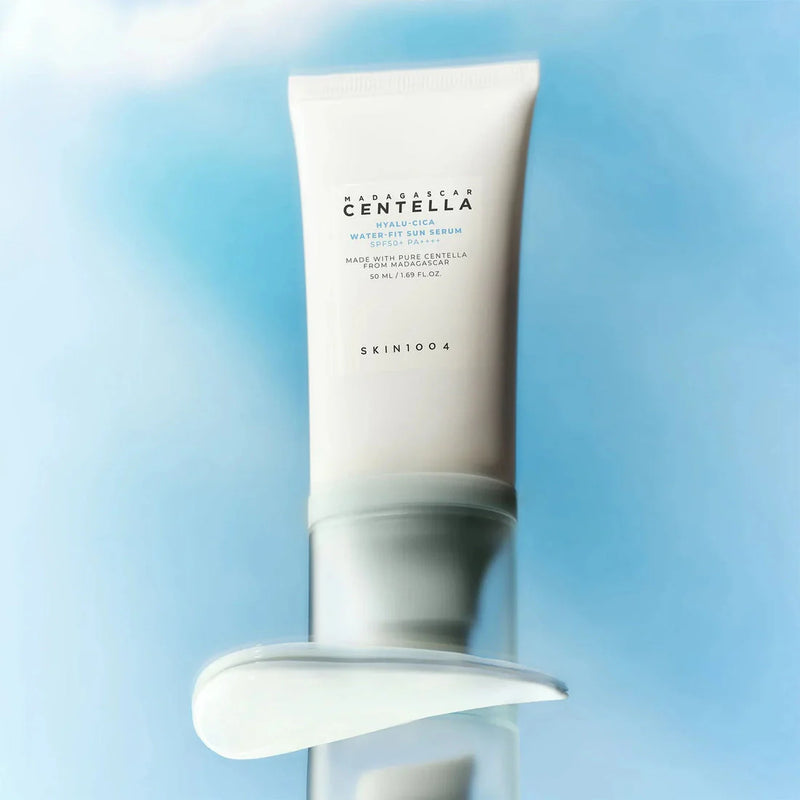 Skin1004 - Madagascar Centella Hyalu-Cica Water-Fit Sun Serum SPF 50+ PA++++ 50ml - Glamorush