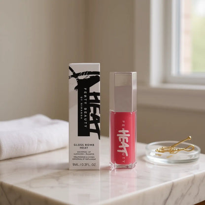 Fenty Beauty Gloss Bomb Heat (Fussy Heat 02) Plumping Lip Luminizer (9ml)