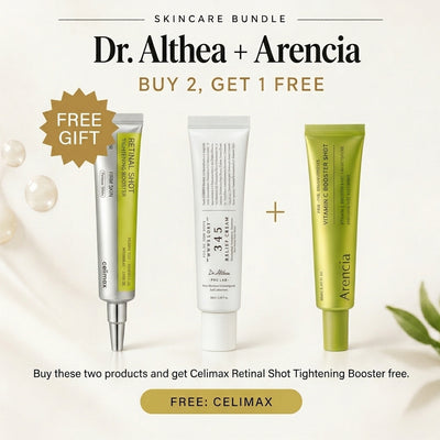Dr. Althea 345 Cream + Arencia Vitamin C Duo — Celimax Free Gift