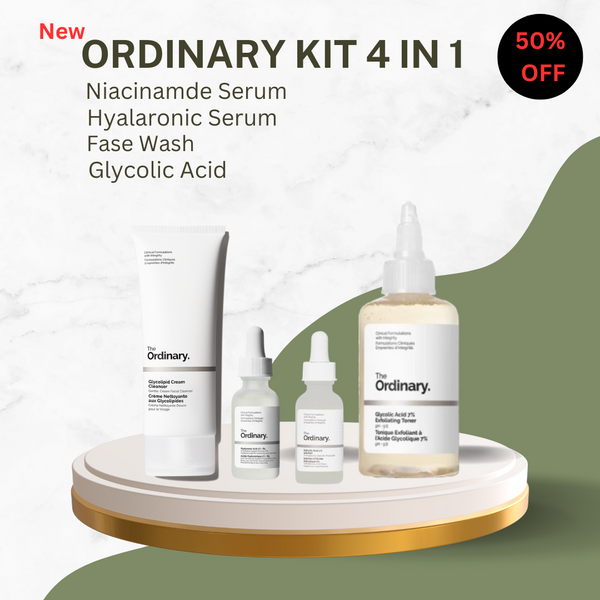 Ordinary File The Ordinary Kit 4 in 1 Price in Pakistan – Best Skincare Set – Glamorush