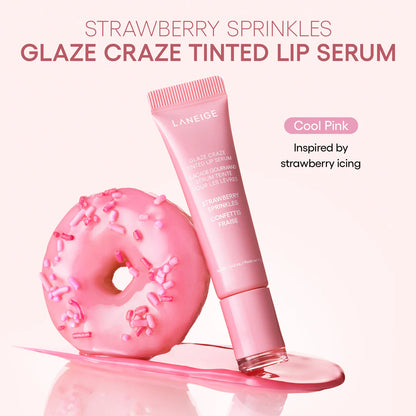 LANEIGE Glaze Craze Tinted Lip Serum - STRAWBERRY SPRINKLES