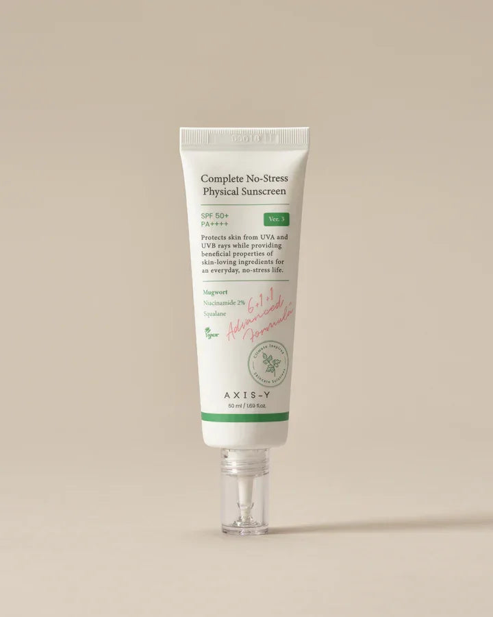 AXIS-Y Complete No-Stress Physical Sunscreen SPF 50+ - Glamorush