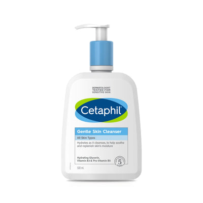 Cetaphil - Gentle Skin Cleanser For All Skin Types - 500 ml - Glamorush