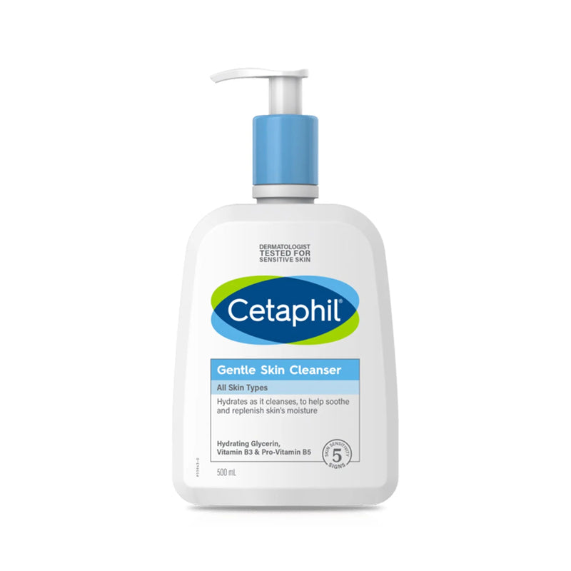 Cetaphil - Gentle Skin Cleanser For All Skin Types - 500 ml - Glamorush